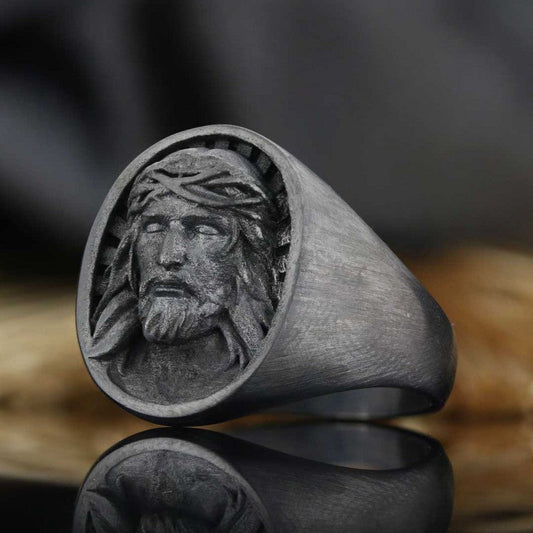 Jesus Engraved Ring
