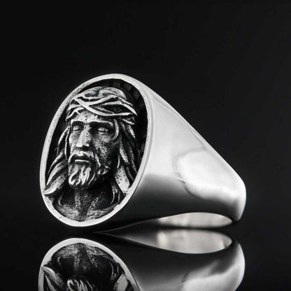 Jesus Engraved Ring by SWISS PLUS - Christian Collection - view 3