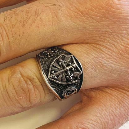 Crusade Cross Ring by SWISS PLUS - Christian Collection - view 5