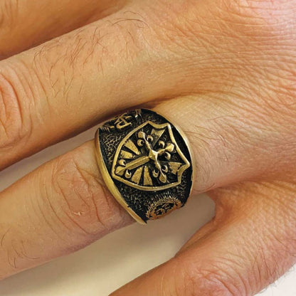 Crusade Cross Ring by SWISS PLUS - Christian Collection - view 6