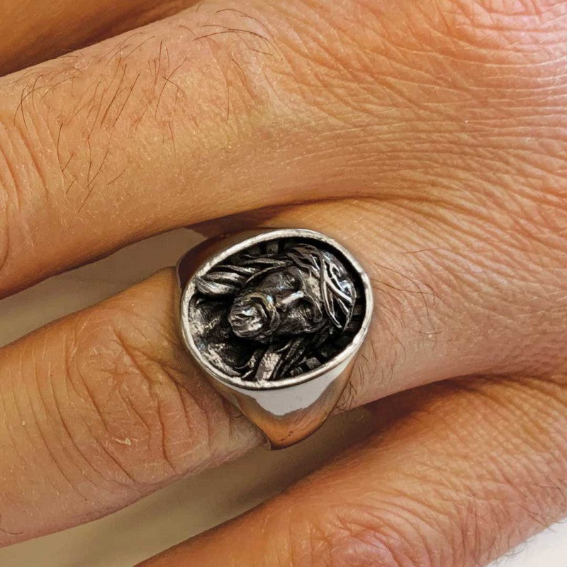 Jesus Engraved Ring - view 5