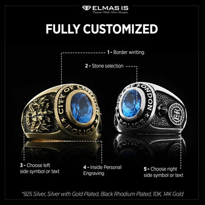 City Of London Ring by SWISS PLUS - Custom College Class Rings - view 5