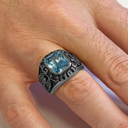 Central High Class Ring by SWISS PLUS - Custom College Class Rings - view 6
