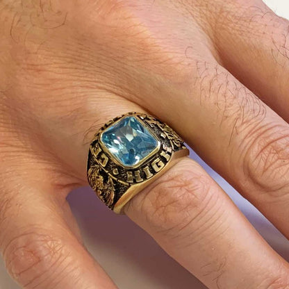 Central High Class Ring by SWISS PLUS - Custom College Class Rings - view 7