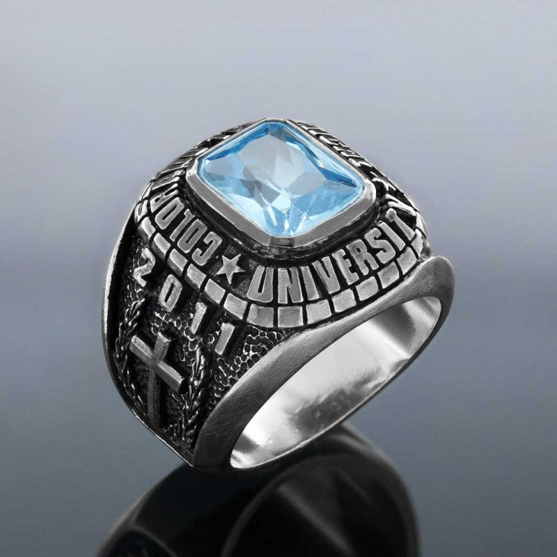 Colorado Class Ring by SWISS PLUS - Custom College Class Rings - view 2