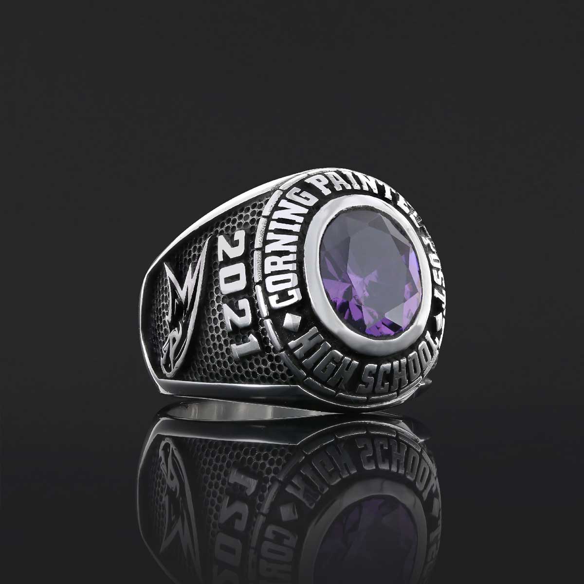 Colorado Technical University Ring, Customized High School Ring, Cameron University Ring, Graduation Collage Ring