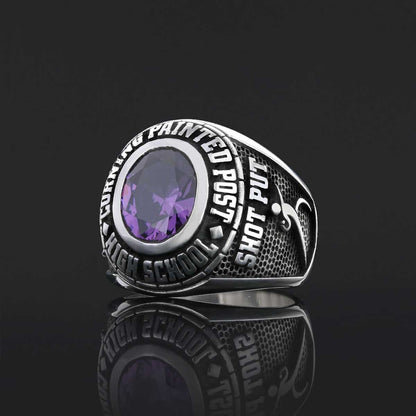 Colorado Technical University Ring, Customized High School Ring, Cameron University Ring, Graduation Collage Ring by SWISS PL