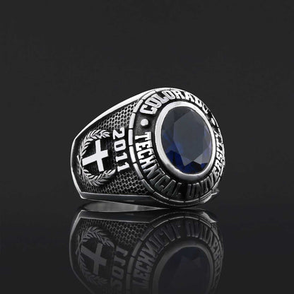 Colorado Technical University Ring, Customized High School Ring, Cameron University Ring, Graduation Collage Ring by SWISS PL