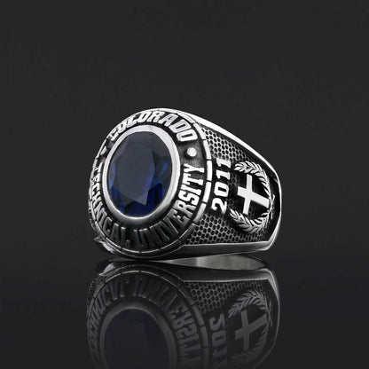 Colorado Technical University Ring, Customized High School Ring, Cameron University Ring, Graduation Collage Ring by SWISS PL