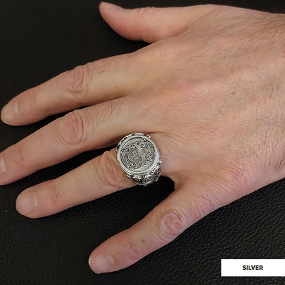 Family Coat of Arms Ring, Special Design Family Ring by SWISS PLUS - Family Collection - view 5