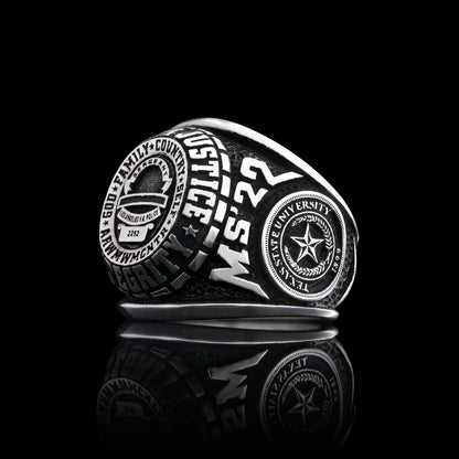 Criminal Justice İntegrity Ring by SWISS PLUS - Custom College Class Rings - view 2