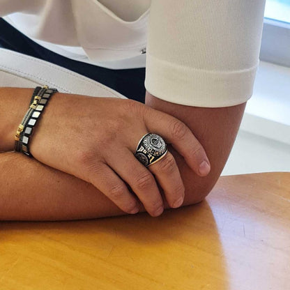 Criminal Justice İntegrity Ring by SWISS PLUS - Custom College Class Rings - view 6