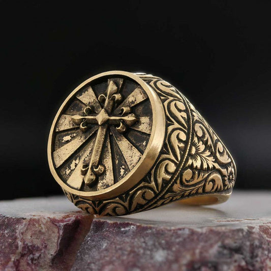 Silver Cross Ring