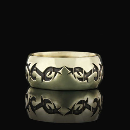 Custom Design Celtic Design Band Ring by SWISS PLUS - Sterling Silver Band Rings - view 5