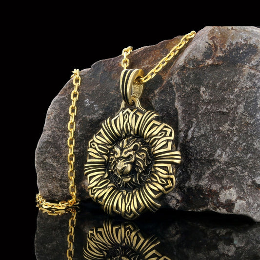 Custom Design Silver Leo Pendant