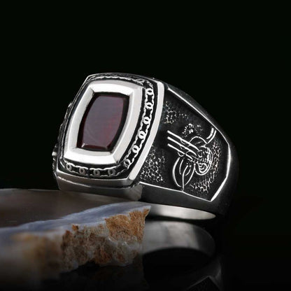 Custom Design Stoned Ottoman Ring by SWISS PLUS - Ottoman Jewelry Collection
