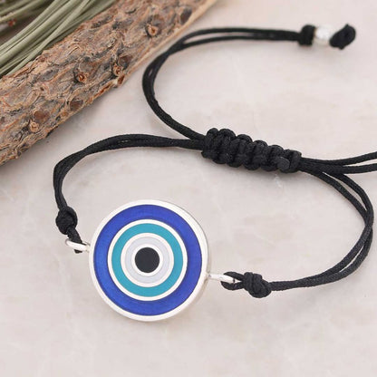 Custom Design Turkish Blue Evil Eye Beads Bracelet by SWISS PLUS - Turkish Blue Evil Eye Bead Bracelet