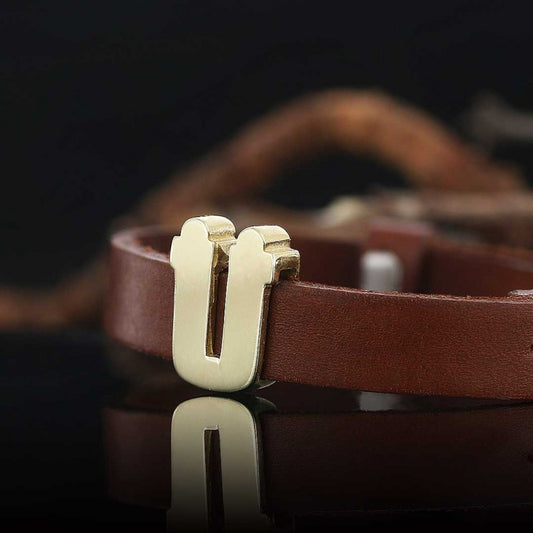 Custom Design Ü Letter Bracelet