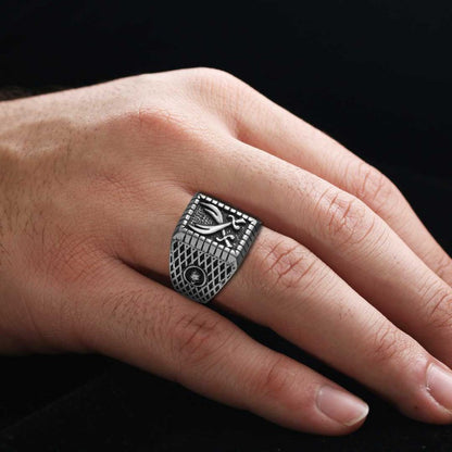 Custom Design Zulfikar Sword Ring by SWISS PLUS - Unique Design Rings - view 5