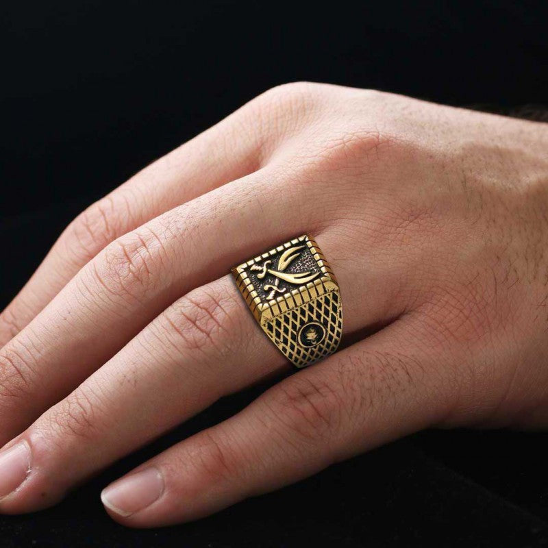 Custom Design Zulfikar Sword Ring - view 6