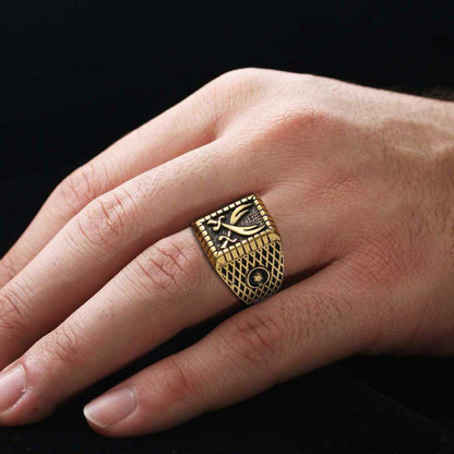 Custom Design Zulfikar Sword Ring by SWISS PLUS - Unique Design Rings - view 6