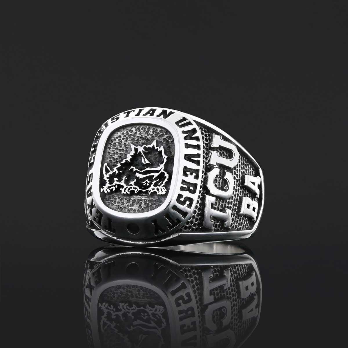 Custom High School Graduation Ring, Handmade University Ring, Class Ring, College Class Ring - view 5