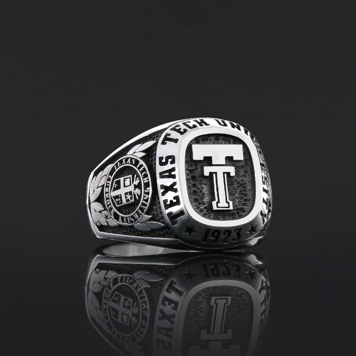 Custom High School Graduation Ring, Handmade University Ring, Class Ring, College Class Ring - view 7