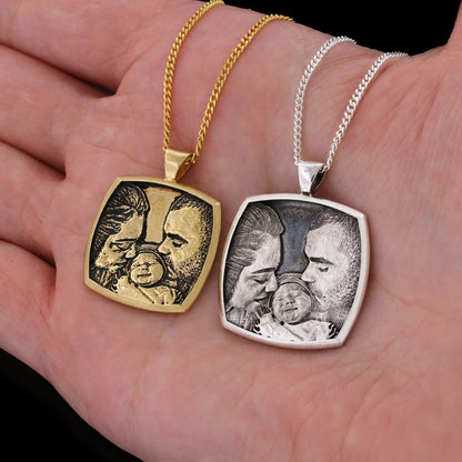 Custom Photo Jewelry, Personalized Picture Necklace, Relive Your Special Moments by SWISS PLUS - Photo Collection - view 3