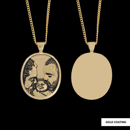 Custom Picture Necklace, A Unique Way to Wear Your Best Memories by SWISS PLUS - Photo Collection - view 4