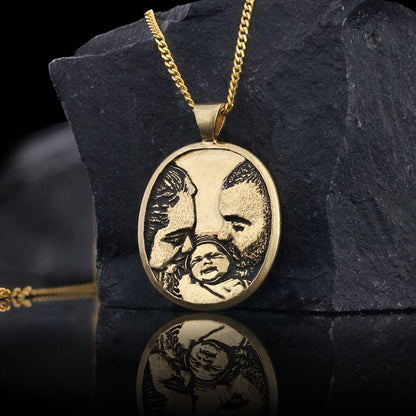 Custom Picture Necklace, A Unique Way to Wear Your Best Memories by SWISS PLUS - Photo Collection