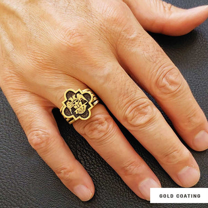 Custom Rousea Crucis Order Ring, Spiritual Symbol of Ancient Ring, Rosicrucian Cross Ring Amorc Ring by SWISS PLUS - Christia