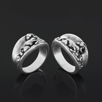 Custom Zodiac Leo Ring by SWISS PLUS - Zodiac Collection - view 4