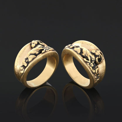 Custom Zodiac Leo Ring by SWISS PLUS - Zodiac Collection - view 7