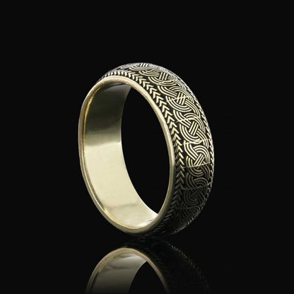 Customizable Braided Band Wheat Woven Wire Twisted Silver Wedding Ring by SWISS PLUS - Engagement Rings - view 4