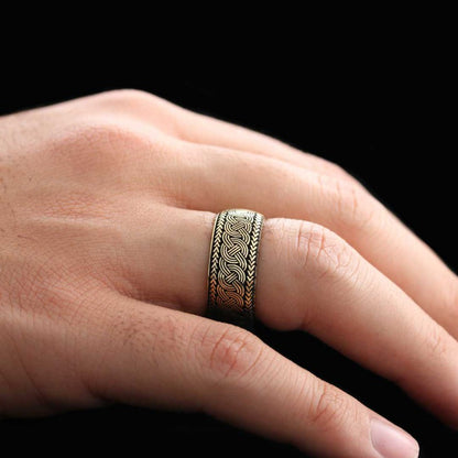 Customizable Braided Band Wheat Woven Wire Twisted Silver Wedding Ring by SWISS PLUS - Engagement Rings - view 7