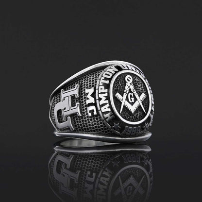 Customized High School Ring, Graduation Collage Ring, Harvard University Ring by SWISS PLUS - Custom College Class Rings