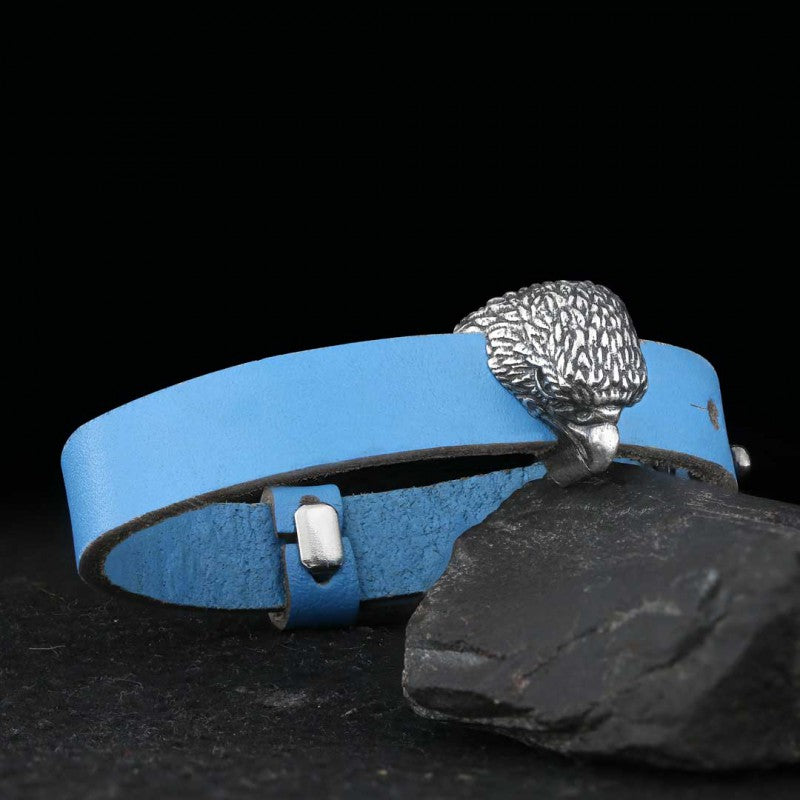 Eagle Leather Bracelet by SWISS PLUS - Unique Design Leather Bracelets - view 2
