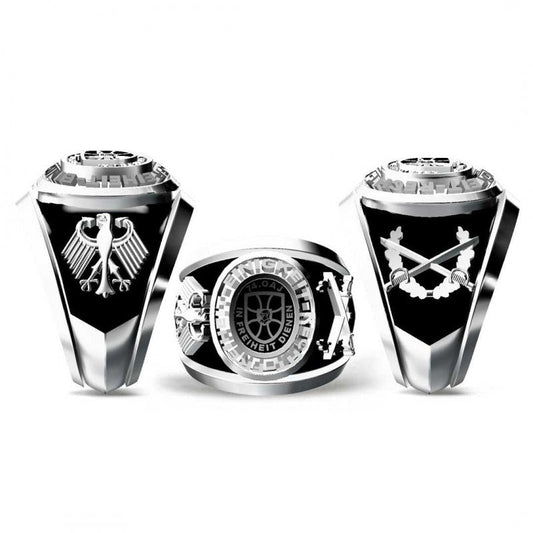 Einigkeit Recht Freiheit Germany 925 Sterling Silver Ring