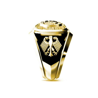 Einigkeit Recht Freiheit Germany 925 Sterling Silver Ring by SWISS PLUS - Military Rings - view 7