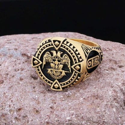 Embrace the Legacy, Rosae Crucis Ring, Personalized Rosae Crucis Ring by SWISS PLUS - Rosae Crucis Collection
