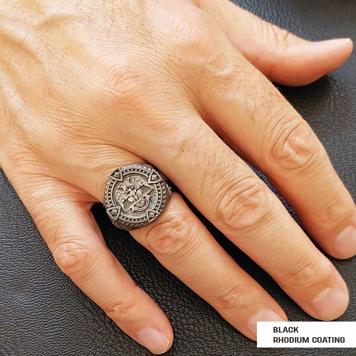 Embrace the Legacy, Rosae Crucis Ring, Personalized Rosae Crucis Ring - view 5