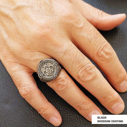 Embrace the Legacy, Rosae Crucis Ring, Personalized Rosae Crucis Ring by SWISS PLUS - Rosae Crucis Collection - view 5