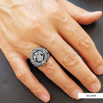 Embrace the Legacy, Rosae Crucis Ring, Personalized Rosae Crucis Ring by SWISS PLUS - Rosae Crucis Collection - view 6