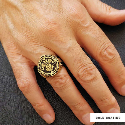 Embrace the Legacy, Rosae Crucis Ring, Personalized Rosae Crucis Ring by SWISS PLUS - Rosae Crucis Collection - view 7