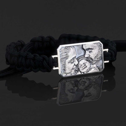 Family ForeverBracelet, Customizable Bracelet to Wear Your Cherished Memories by SWISS PLUS - Photo Collection - view 4