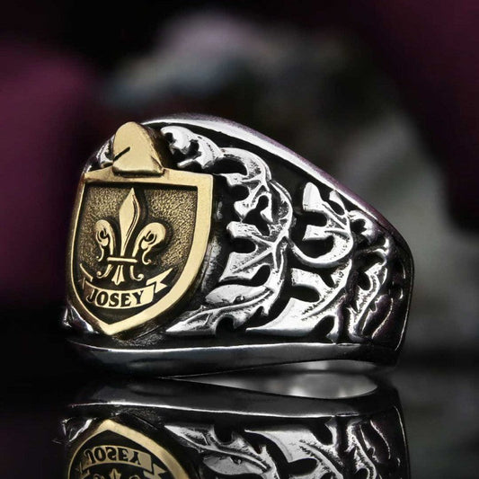 Celtic Design Family Crest Ring