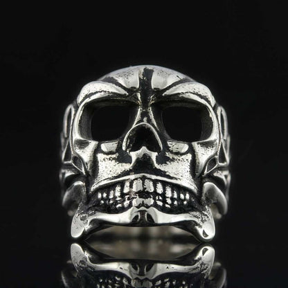 Sterling Silver Filigree Skull Ring by SWISS PLUS - Skull Rings - view 3