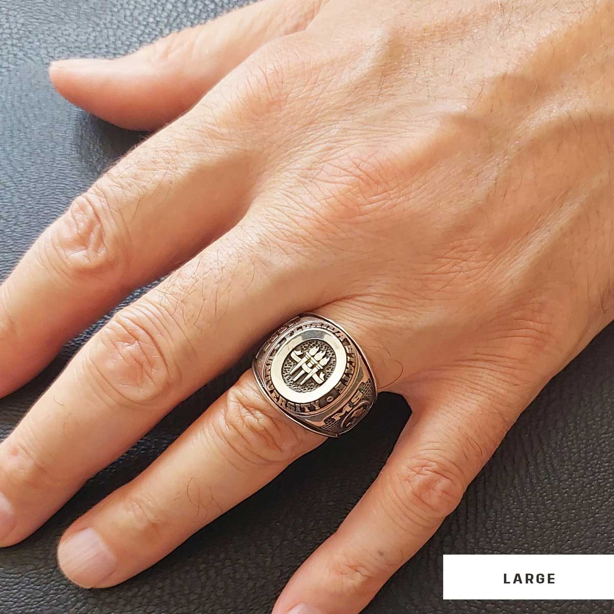 Florida State University Ring, The Ohio State University Graduation Ring, Class Ring, High School Ring - view 3