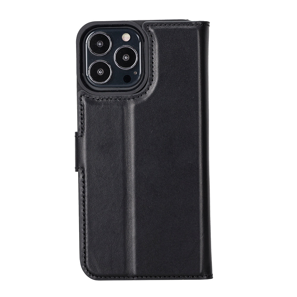 Magic iPhone 13 Pro Max Detachable Leather Wallet Case