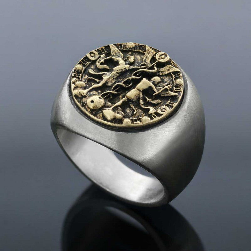Gemini Horoscope Ring by SWISS PLUS - Zodiac Collection - view 2